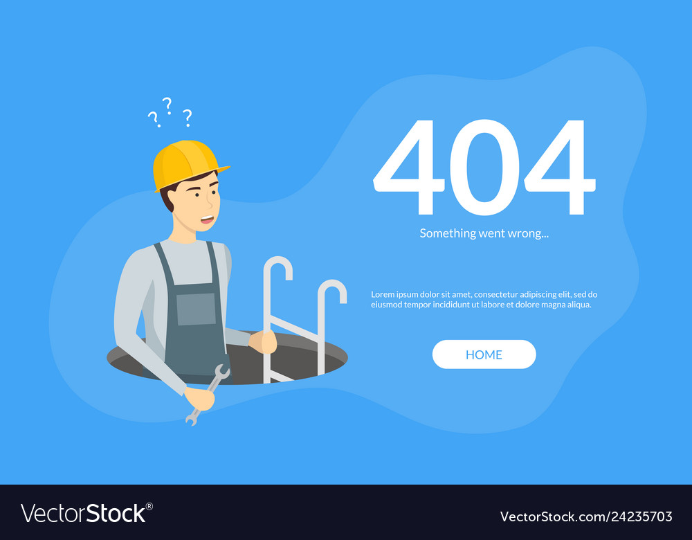 Error page not found web template