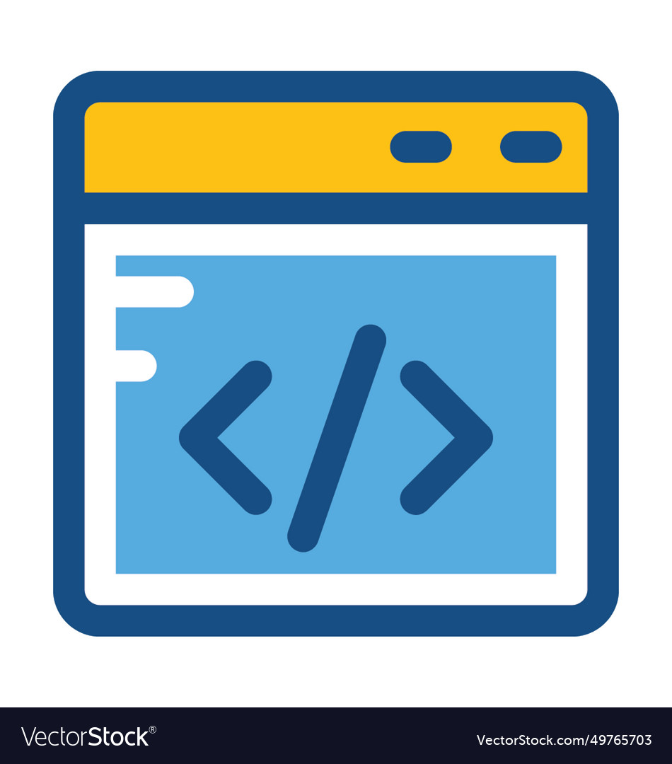 Html coding colored icon
