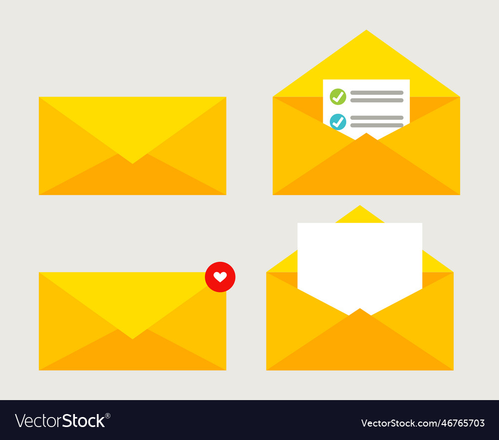 Mail Envelope with Document