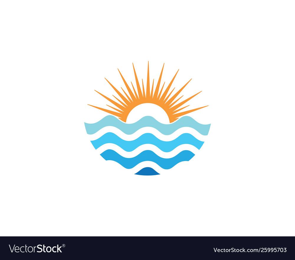 Sun logo template