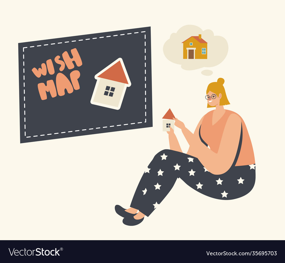 Woman sitting on floor cutting or painting own