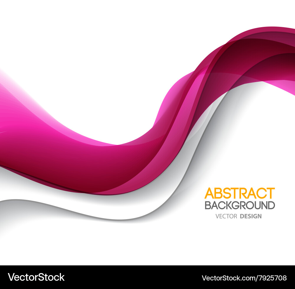 Abstract smooth wave motion Royalty Free Vector Image