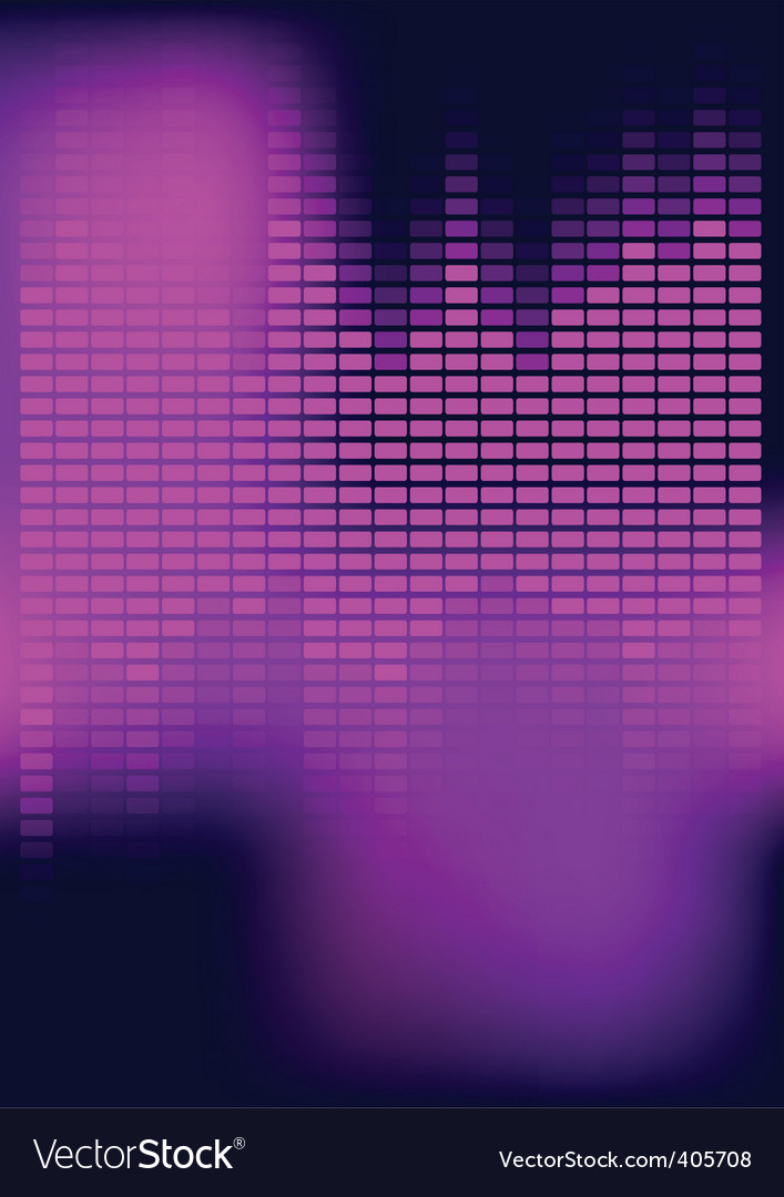Dynamic Violet Equalizer Background
