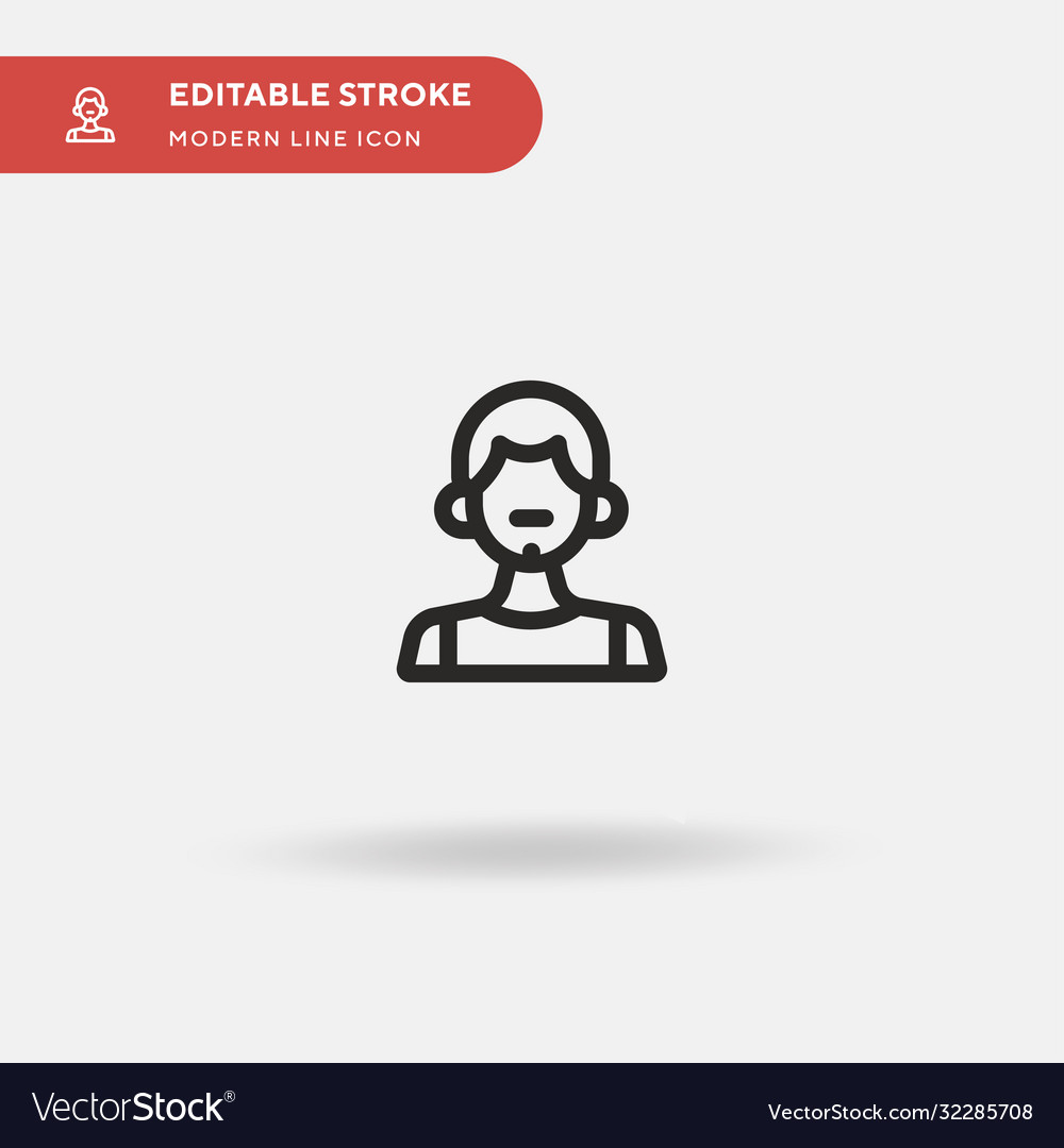Man simple icon symbol design