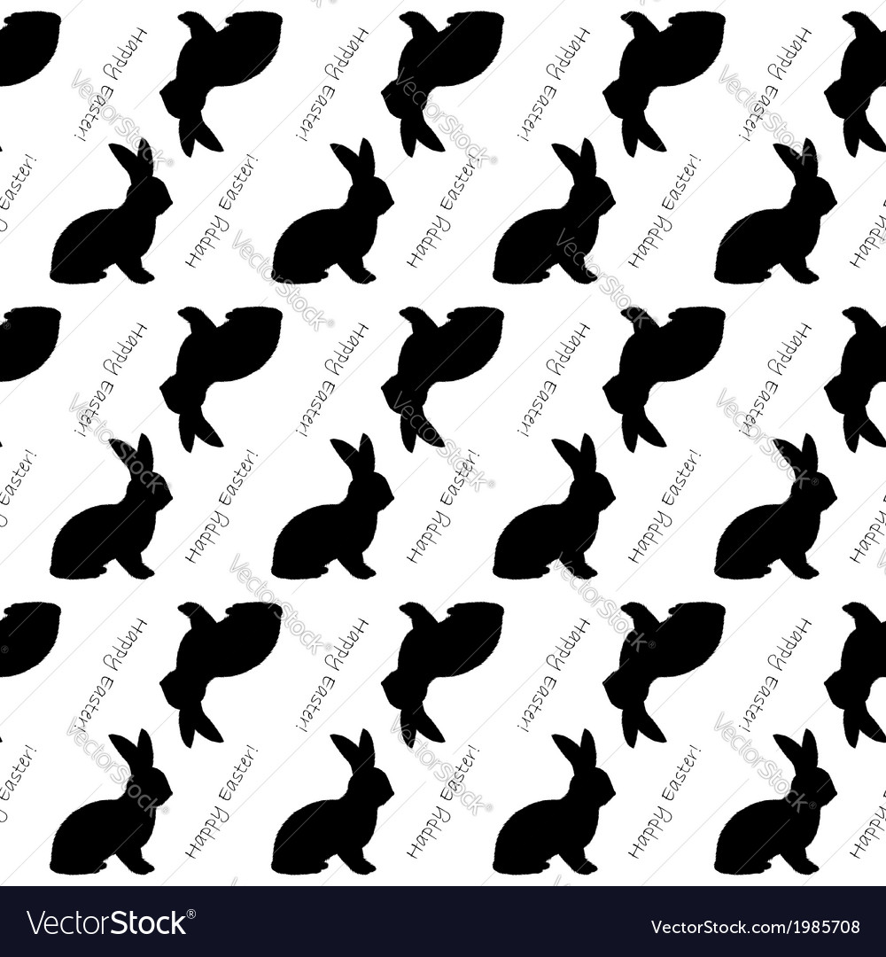 Seamless Easter Rabbit Pattern