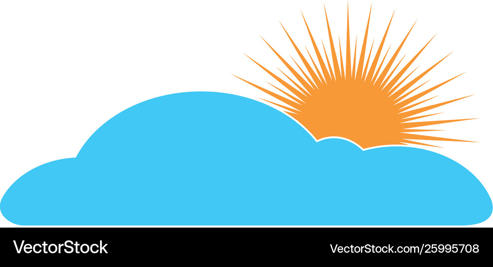 Sun logo template Royalty Free Vector Image - VectorStock