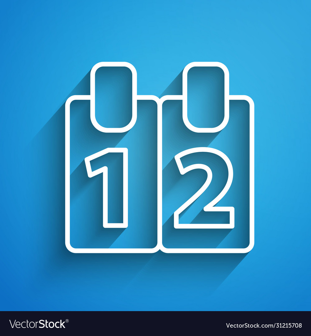 White line mathematics function cosine icon vector image White line mathematics function cosine icon