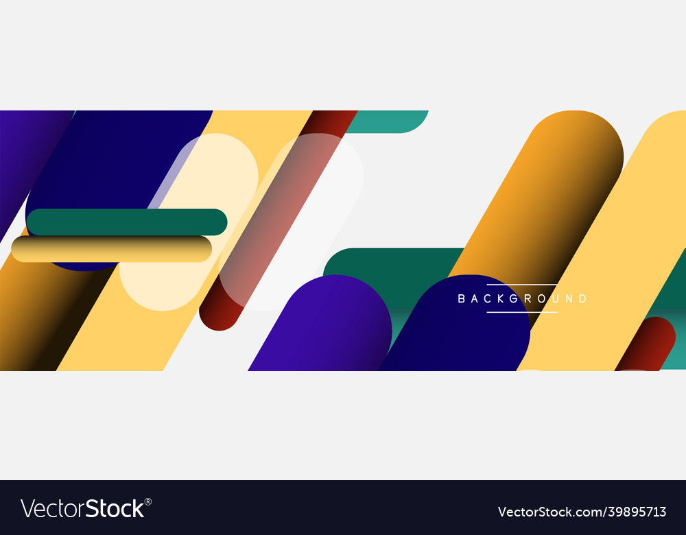 Abstract background round shapes lines Vector Image Abstract background round shapes lines