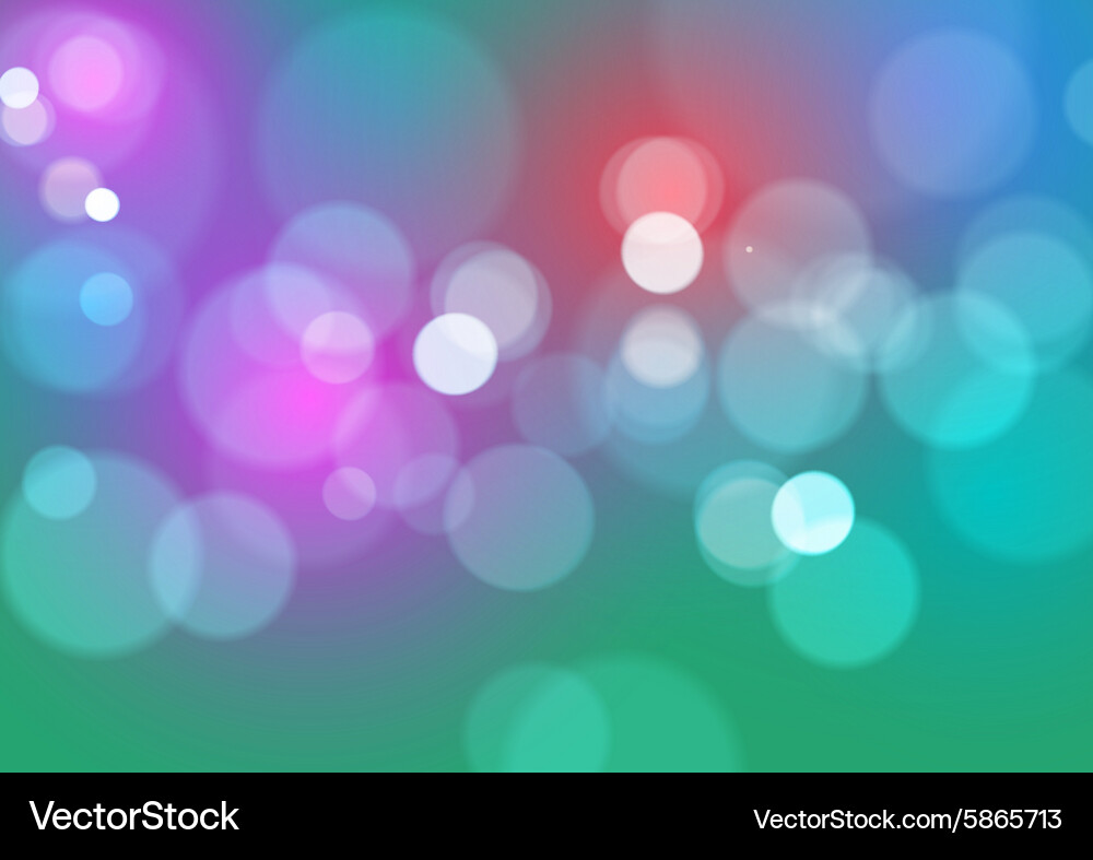 Abstract bokeh lights background Royalty Free Vector Image