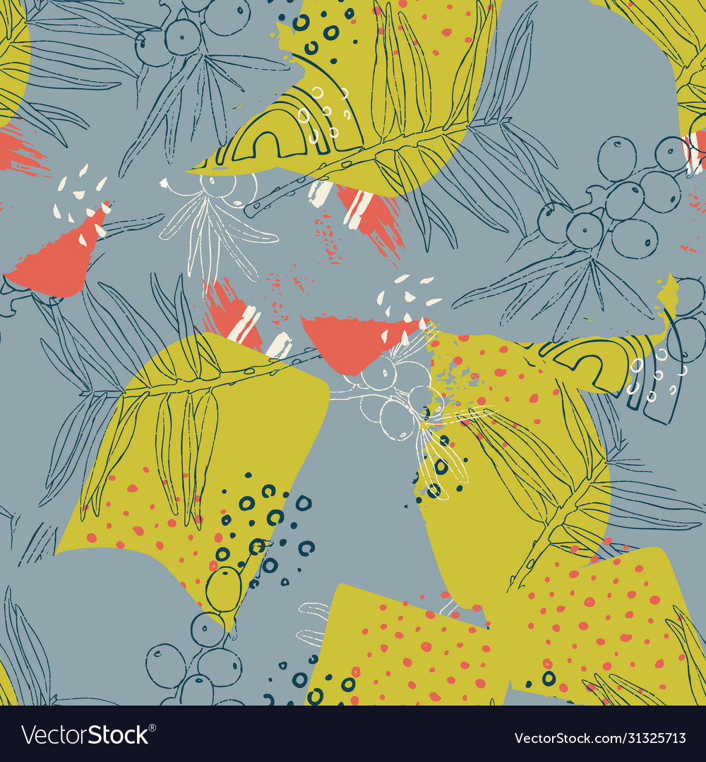 Abstract seamless pattern vector image Abstract seamless pattern