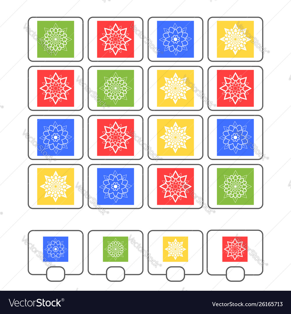 Counting game for preschool children count vector image Counting game for preschool children count