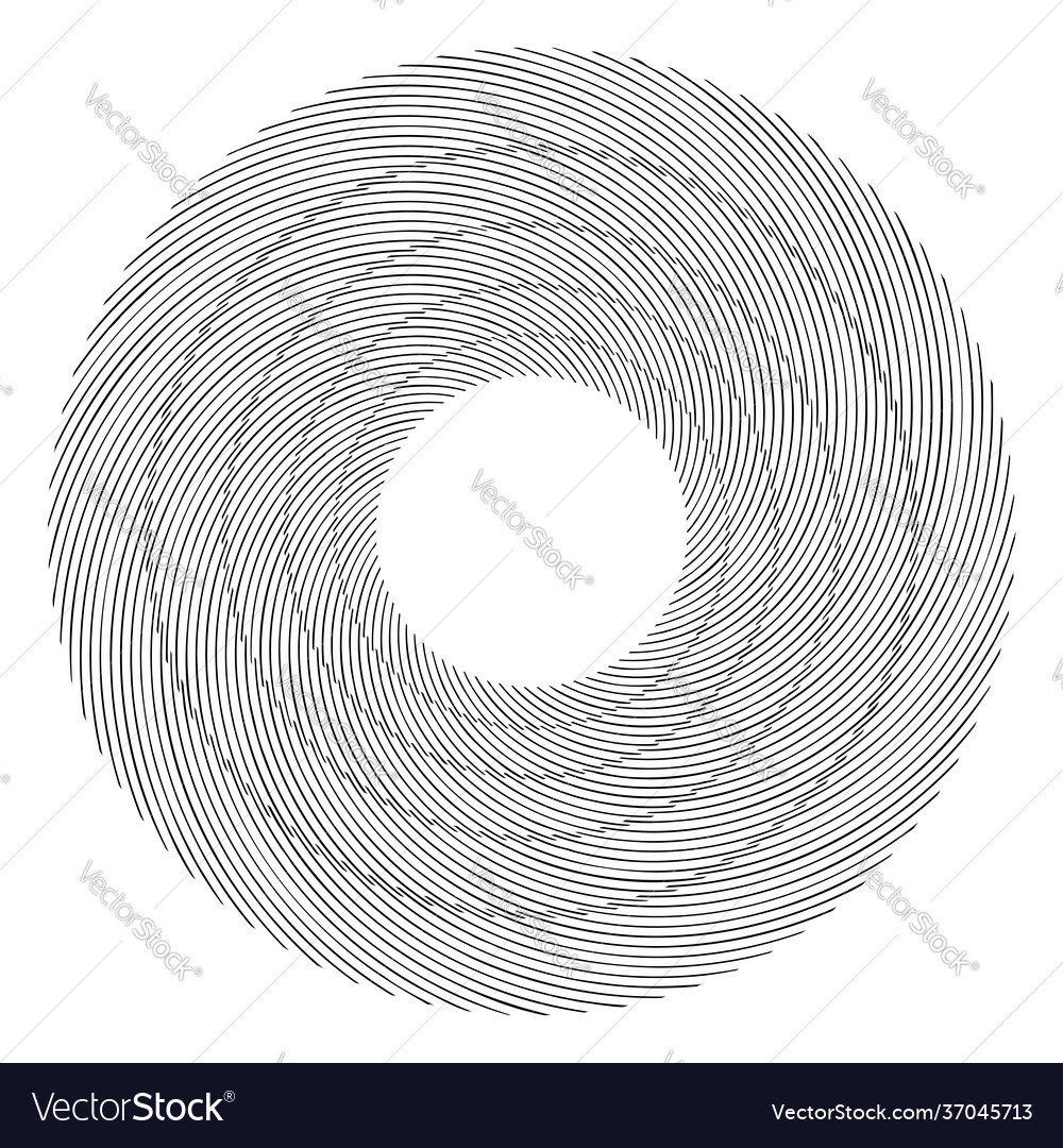 Cyclical circle helix volute element concentric