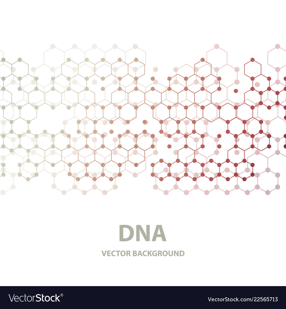 Dna structure double helix on white background
