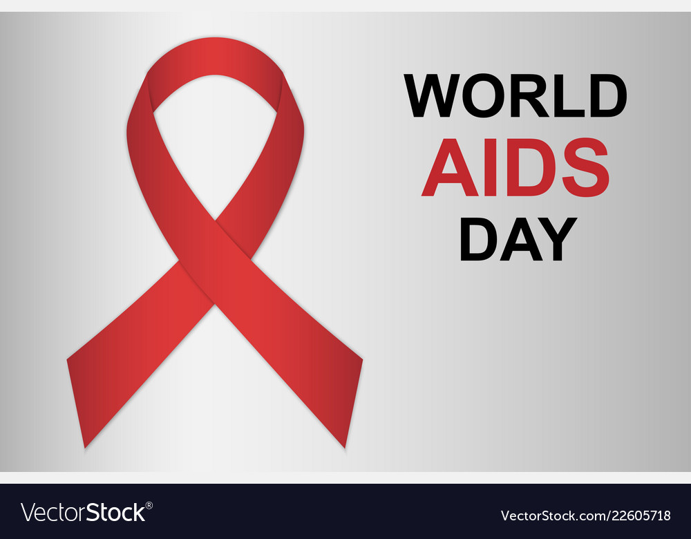 Banner with red ribbon vector image Banner with red ribbon