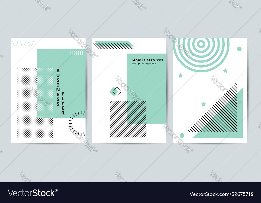 Brochure template layout design corporate vector image Brochure template layout design corporate