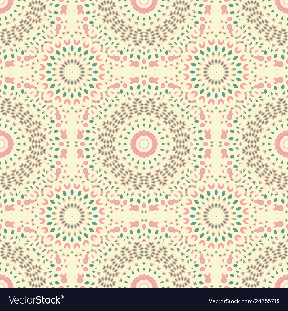 Circular seamless pattern