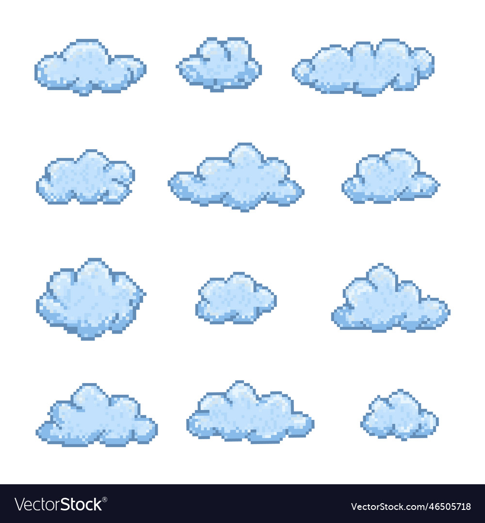 How To Draw Pixel Art Clouds - Infoupdate.org