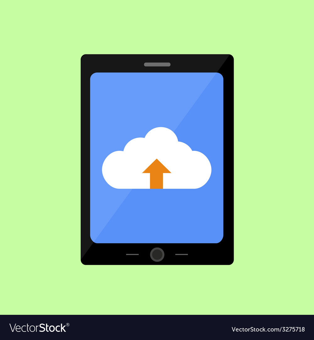 Flat style touch pad with cloud downloading