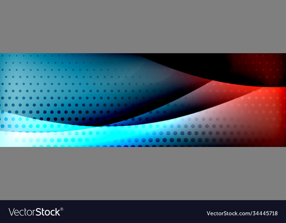 Fluid gradient neon color waves abstract Vector Image Fluid gradient neon color waves abstract