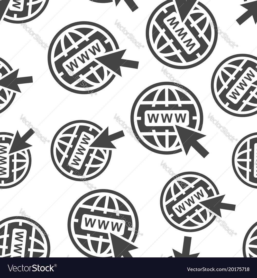 Go to web seamless pattern background icon