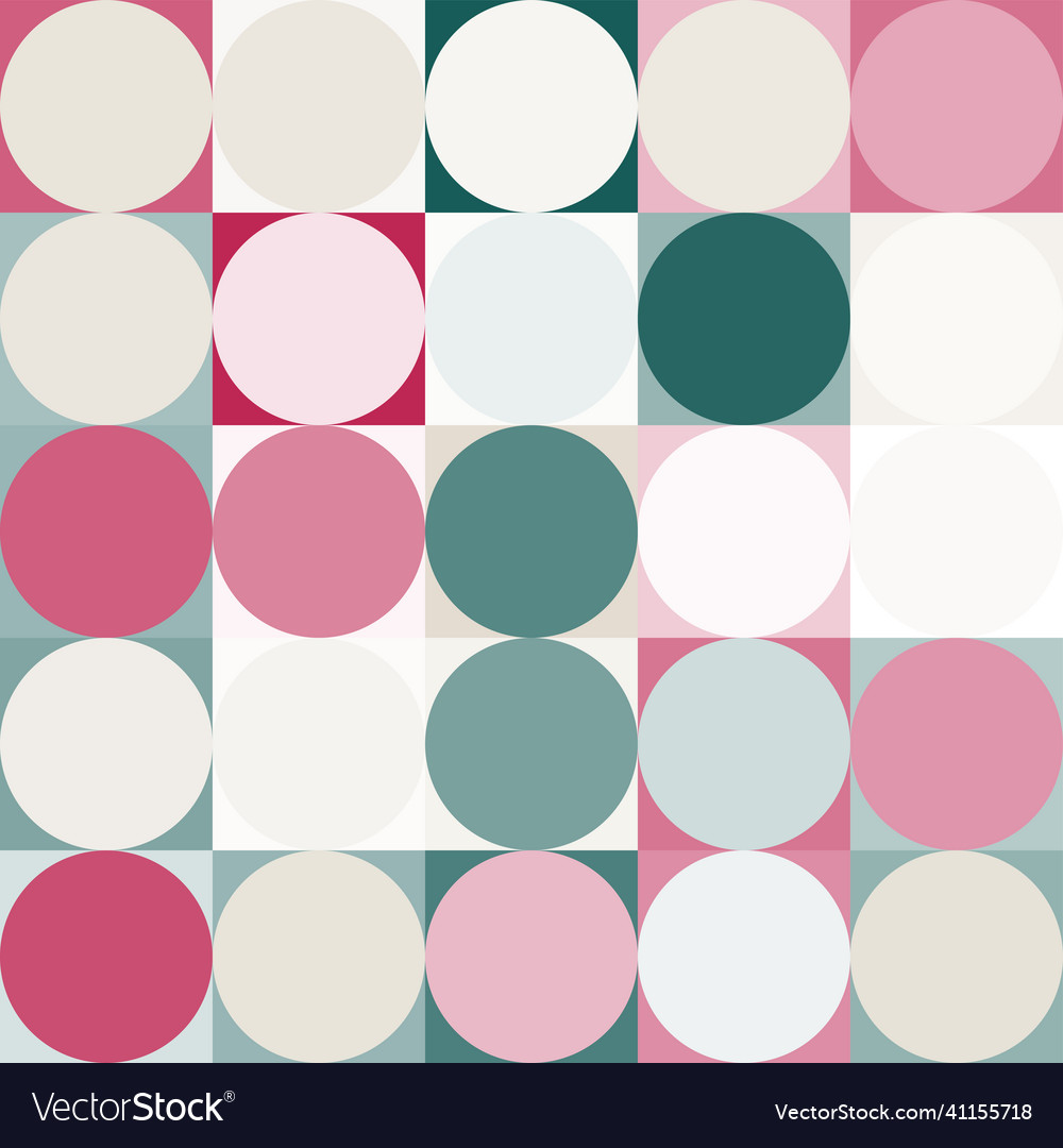 Seamless pattern abstract colored circles vector image Seamless pattern abstract colored circles