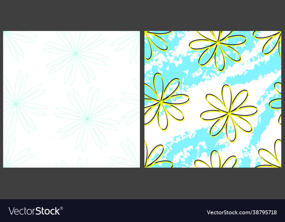 Seamless set patterns with abstract flow