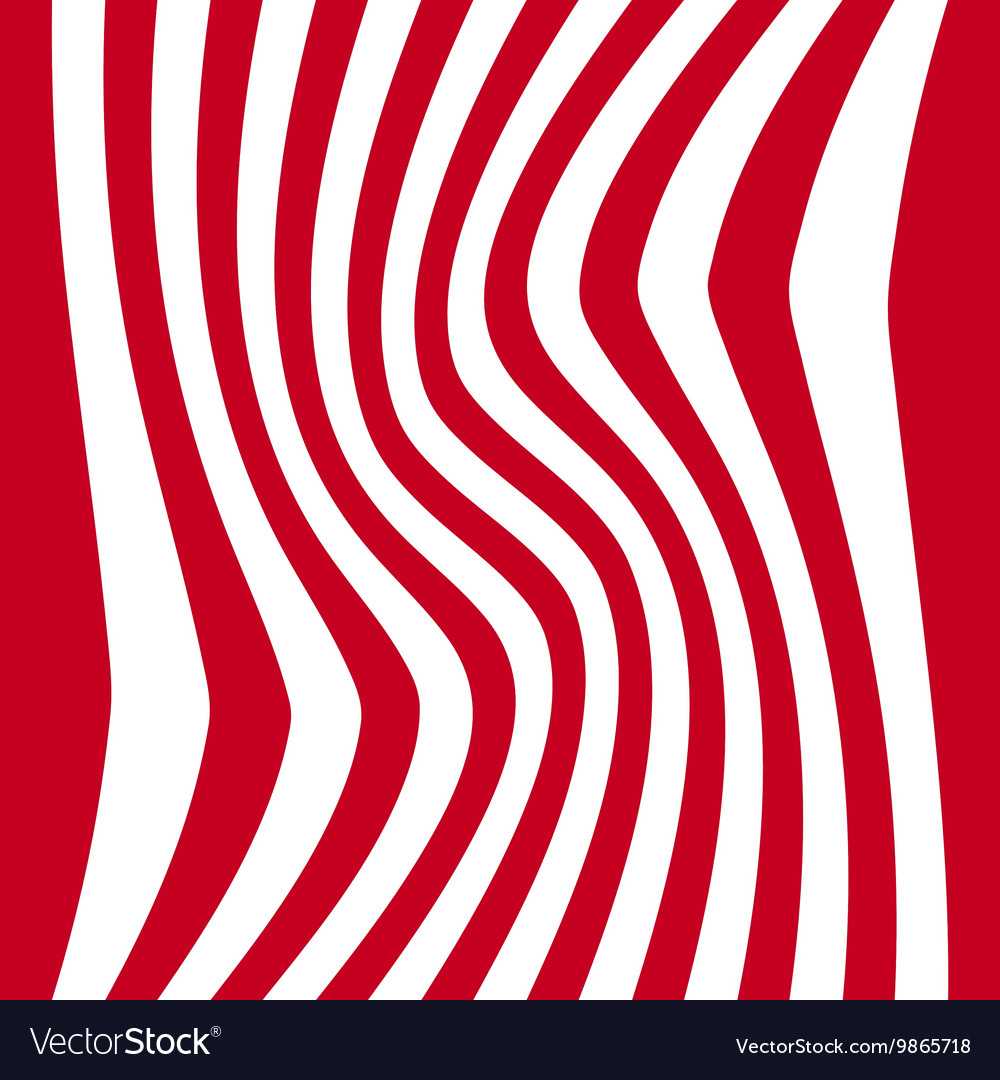 Striped abstract background red and white zebra