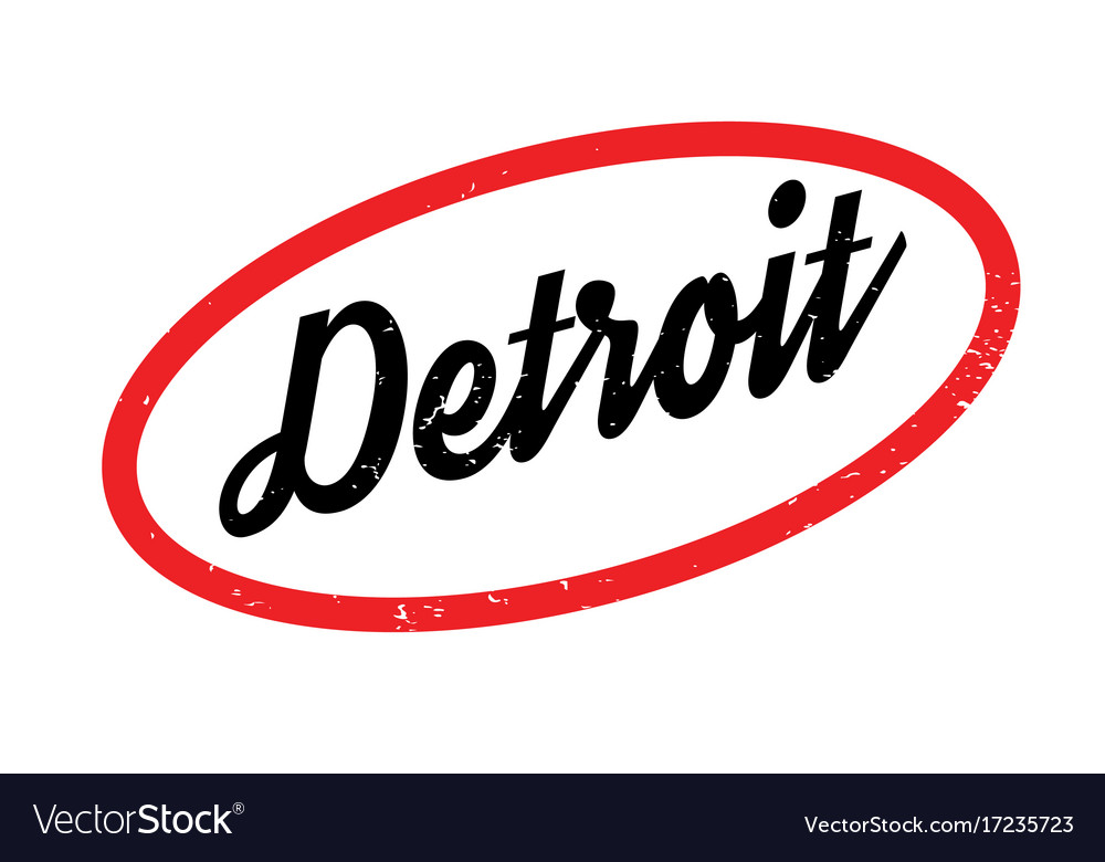 Detroit rubber stamp