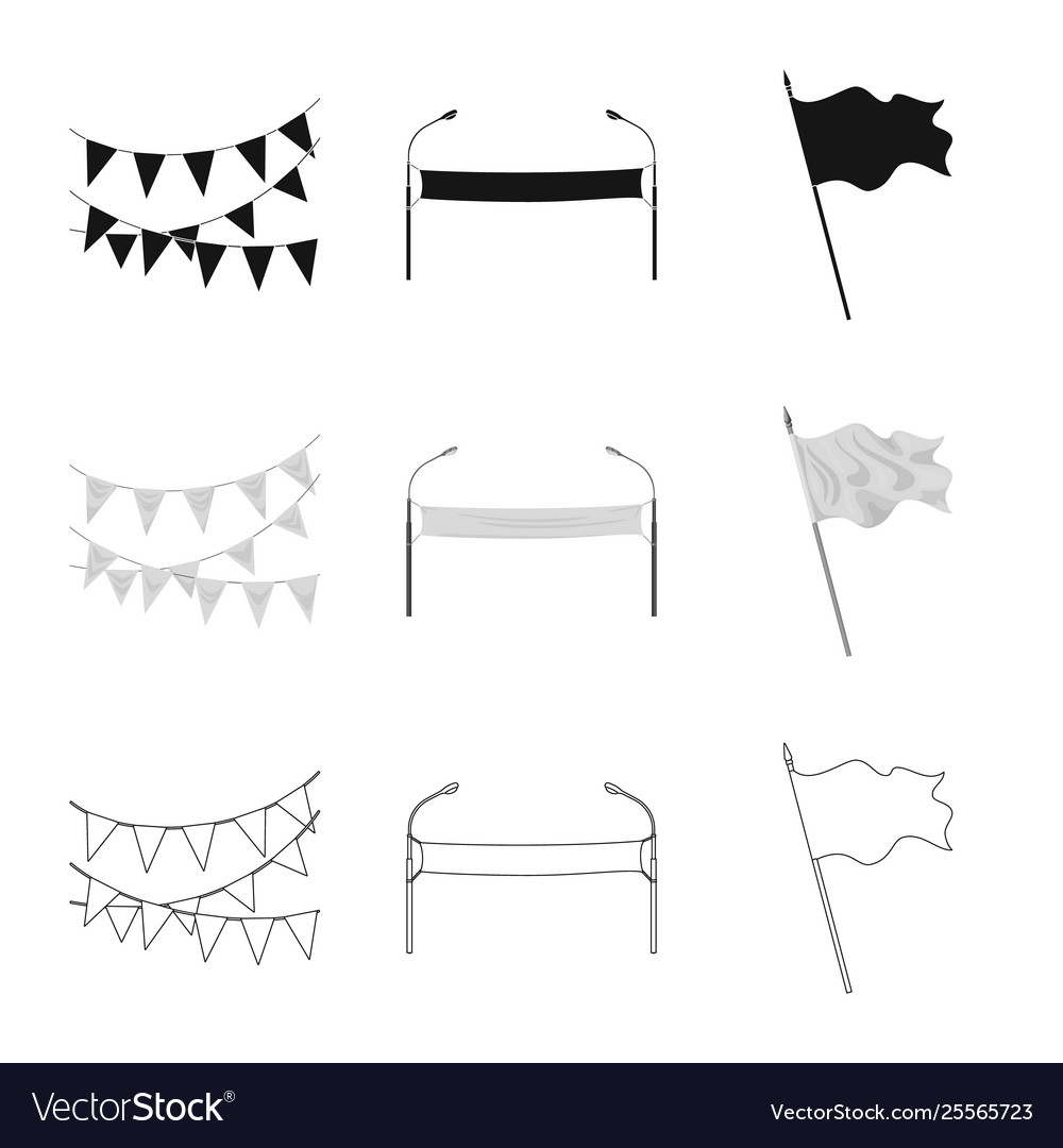 Isolated object texture and presentation sign vector image Isolated object texture and presentation sign