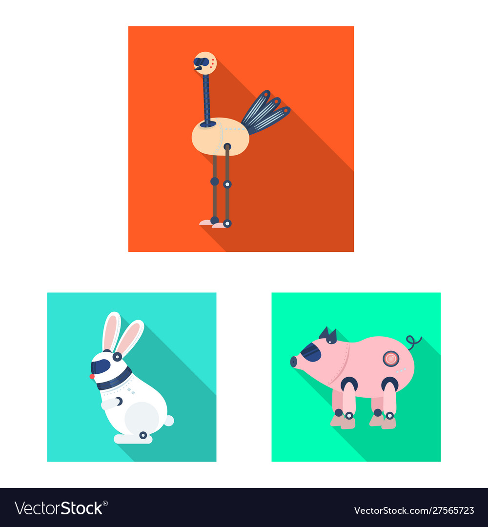 Isolated object toy and science sign Vector Image Isolated object toy and science sign