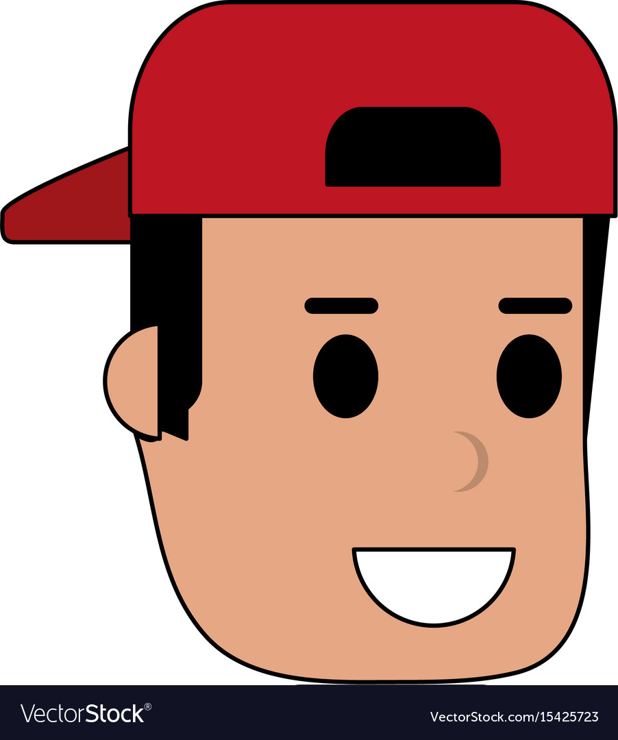 Man with hat design