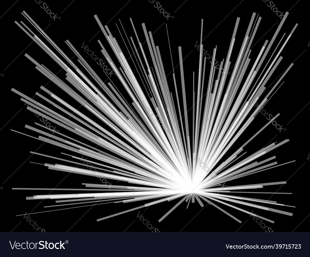 Radial radiating dynamic lines abstract explosion