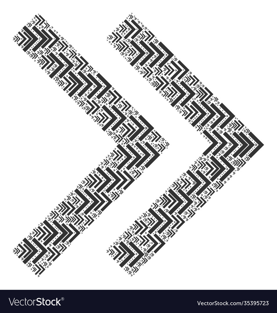 Shift right fractal mosaic itself items Vector Image Shift right fractal mosaic itself items