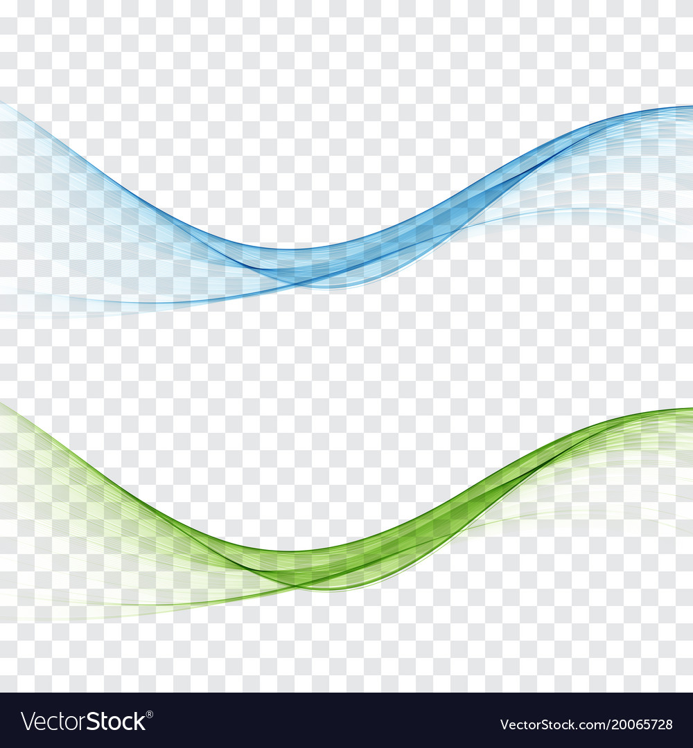 Abstract Color Wave Set