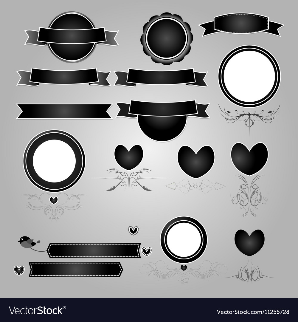 Black banner Royalty Free Vector Image - VectorStock