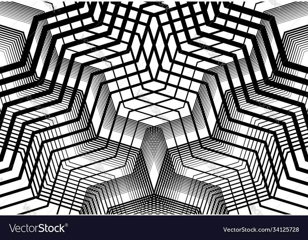 Geometric structure angular angled lines stripes vector image Geometric structure angular angled lines stripes