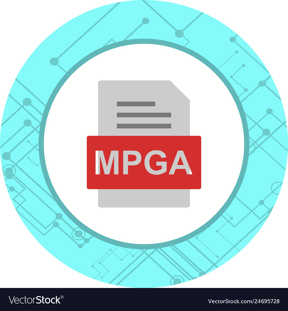 Mpga file document icon