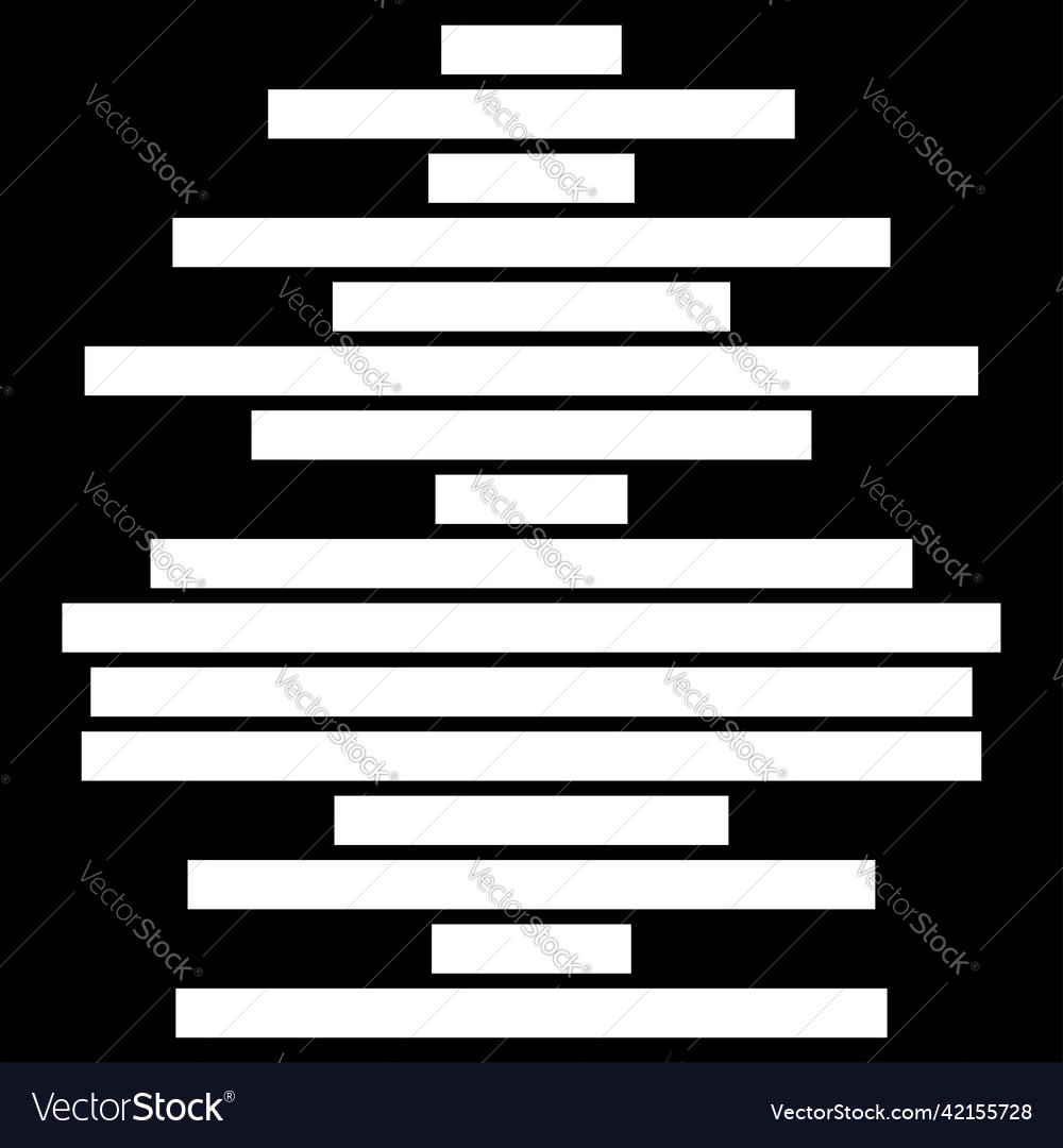 Random lines stripes element vector image Random lines stripes element