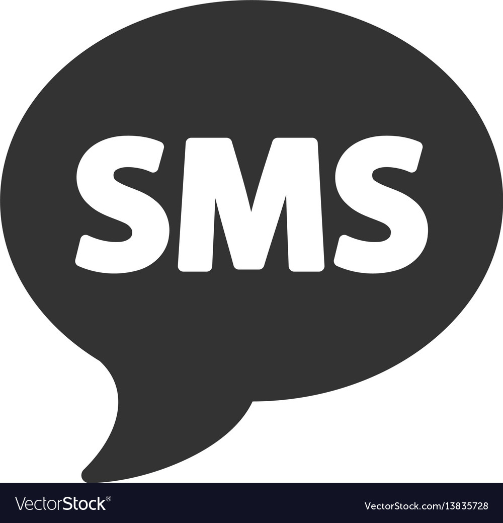 Sms flat icon Royalty Free Vector Image - VectorStock