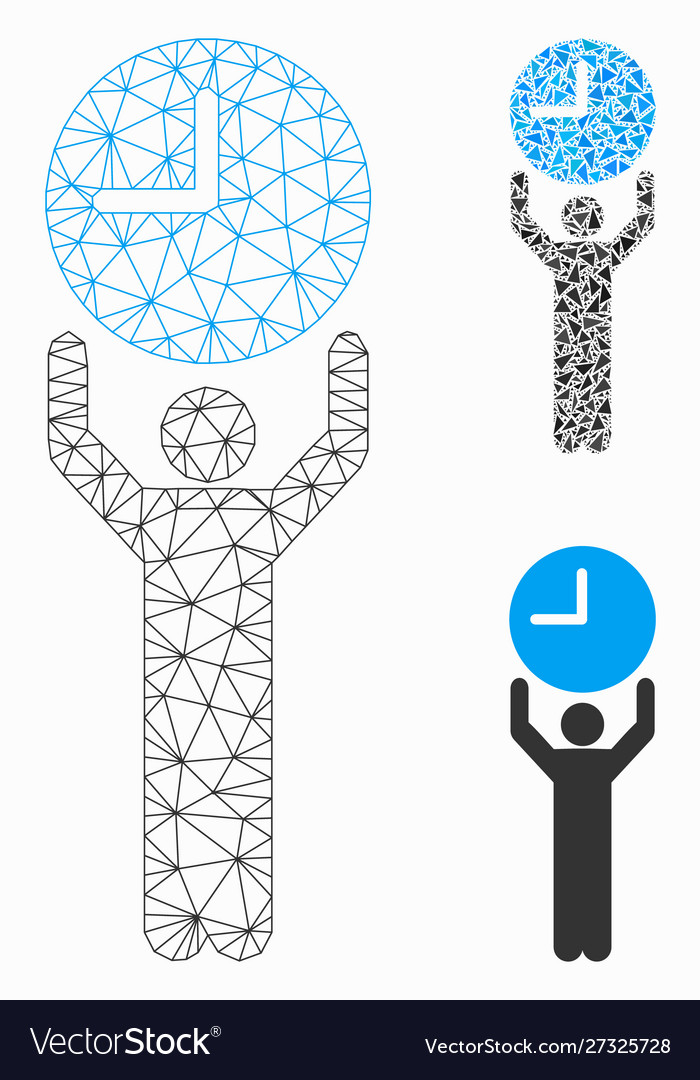 Time manager mesh 2d model and triangle