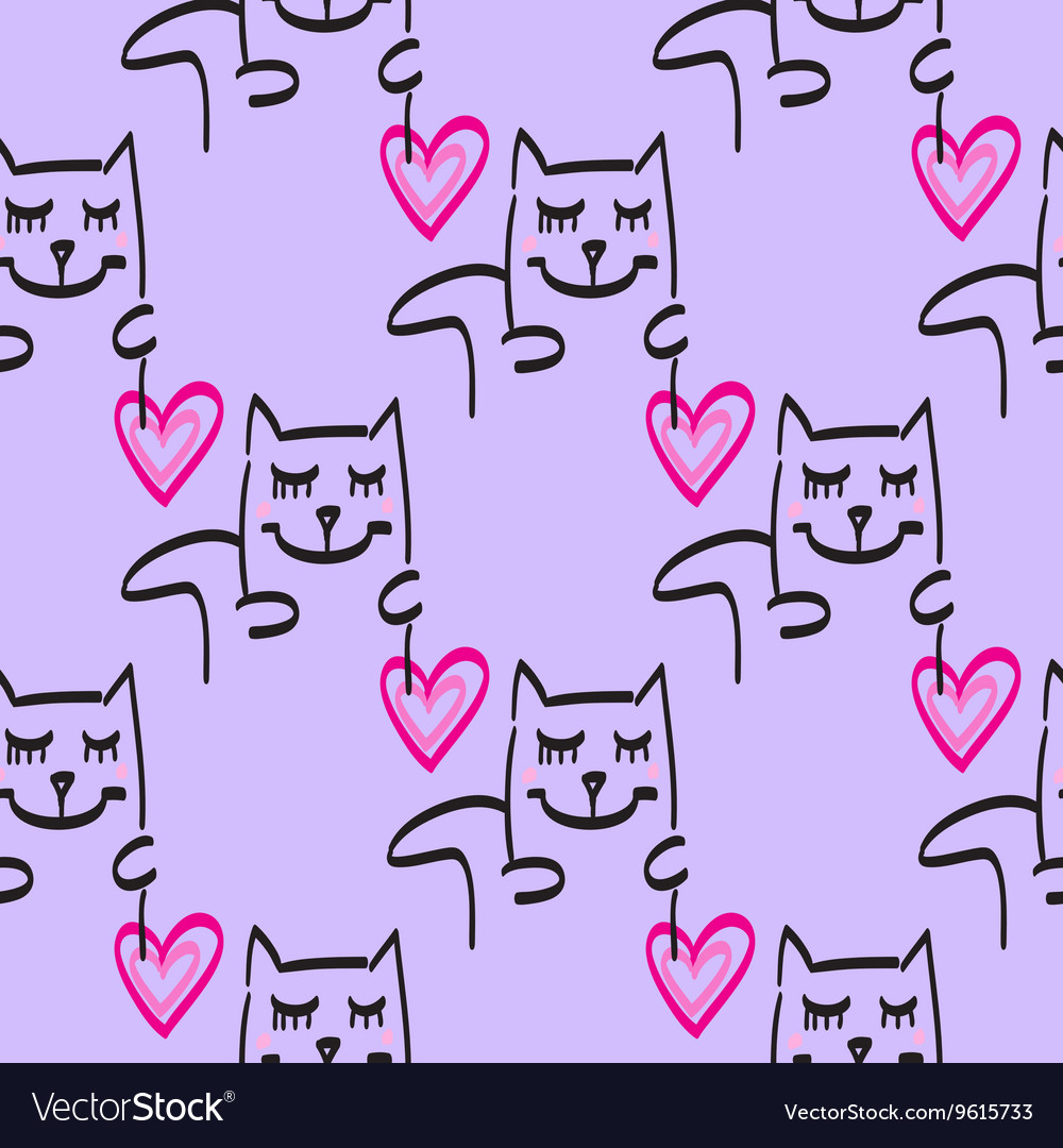 Cat patterned background