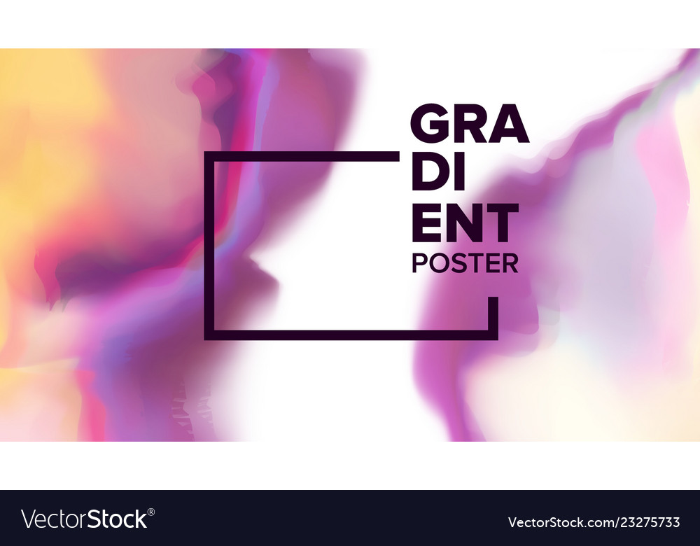 Gradient fluid background motion backdrop vector image Gradient fluid background motion backdrop