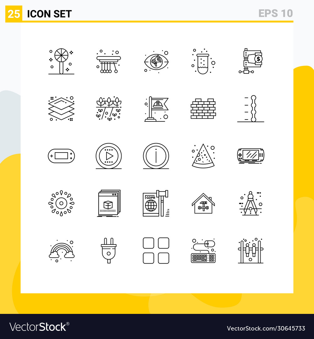 Line pack 25 universal symbols market