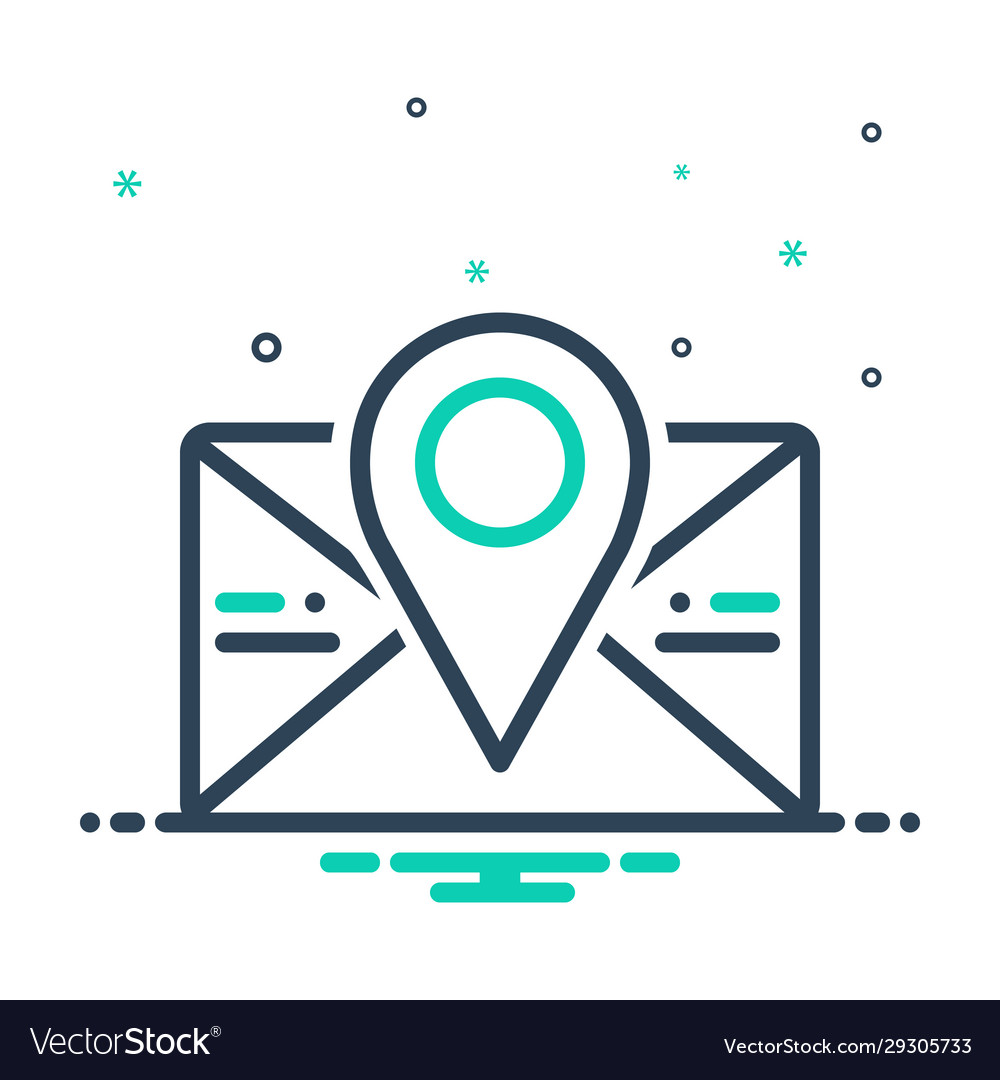 Postcode Royalty Free Vector Image - VectorStock