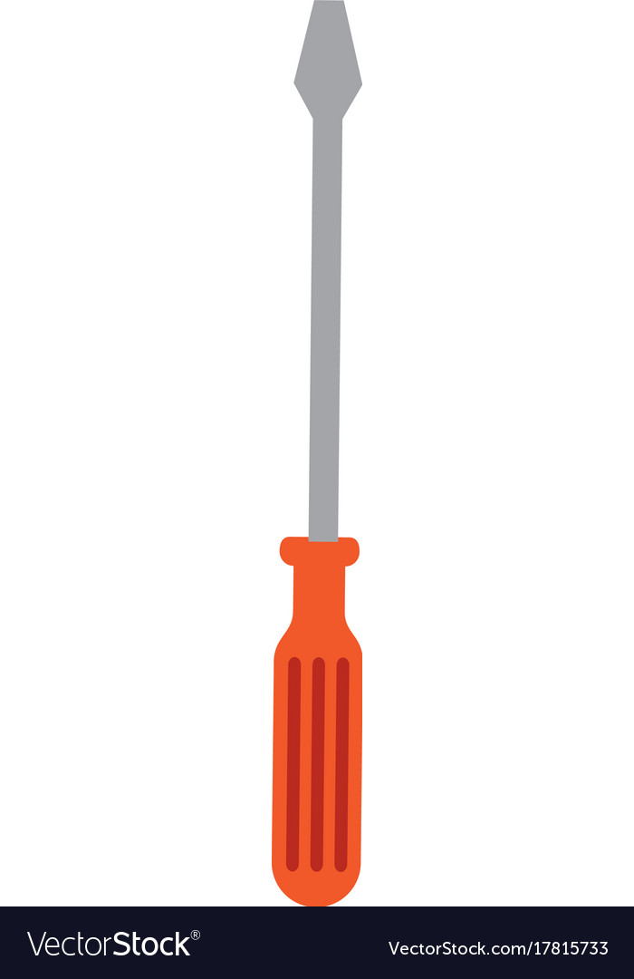 Screwdriver tool isolated icon