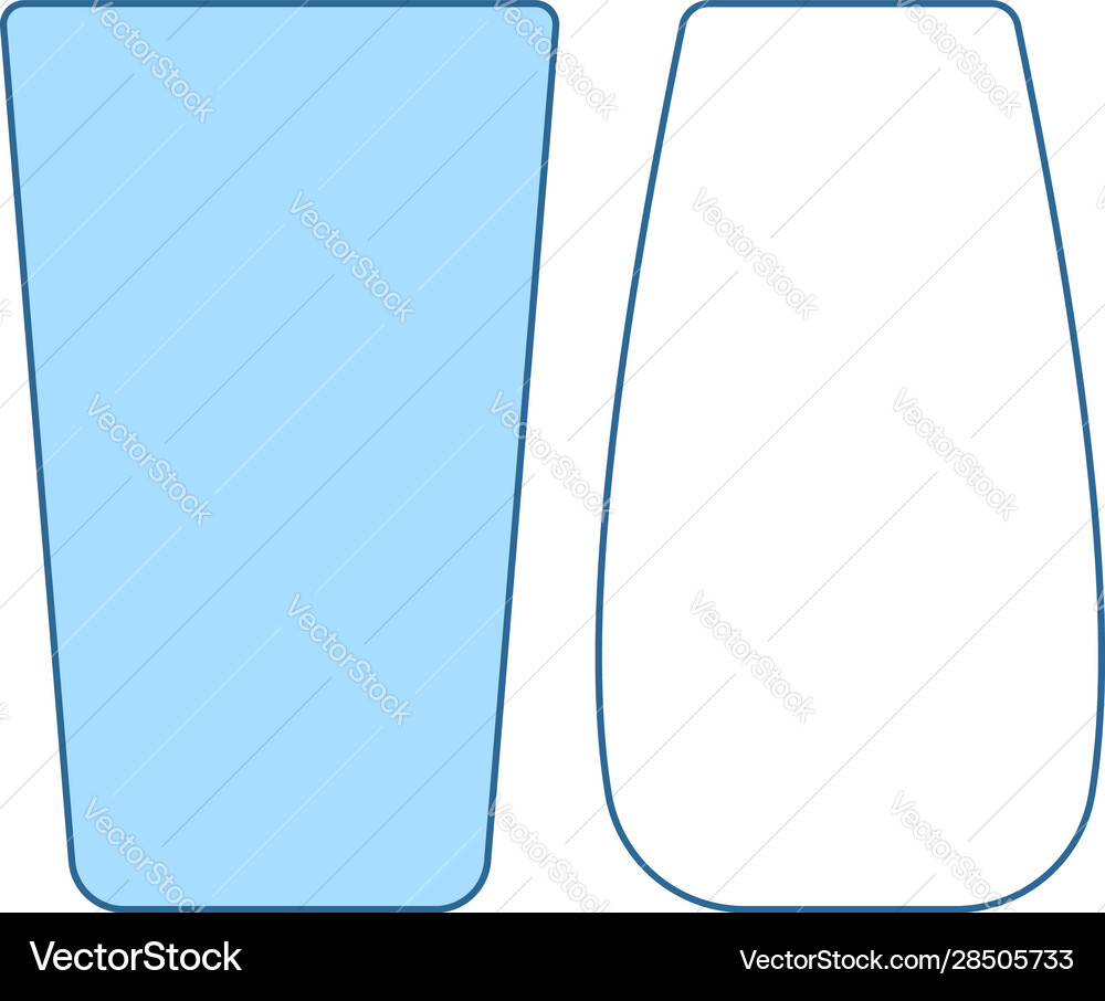 Two glasses icon Royalty Free Vector Image - VectorStock