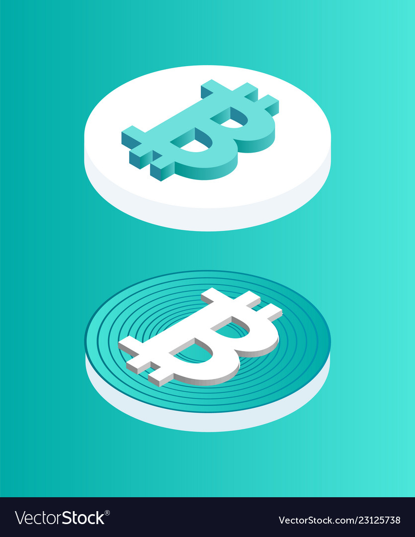 Blockchain set of coins icon