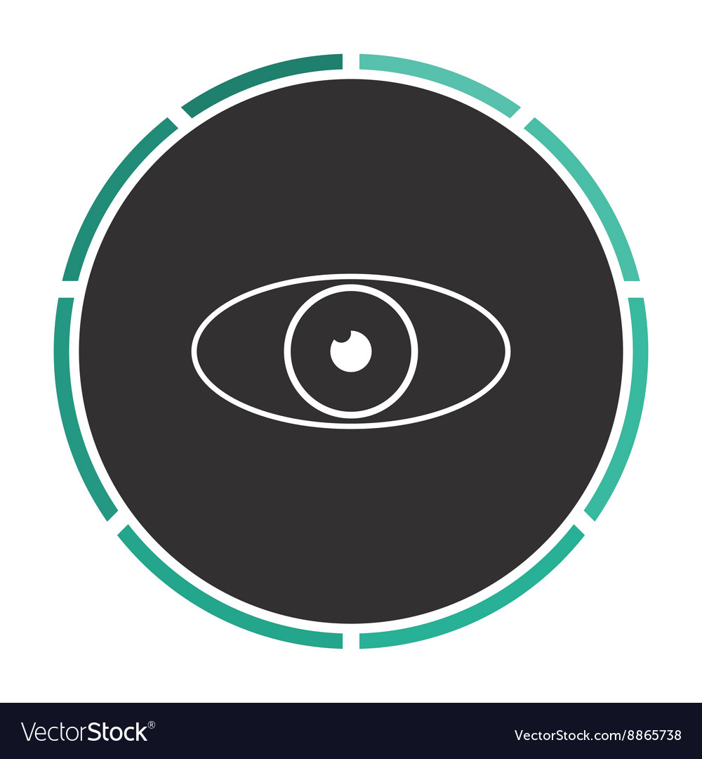 Eye computer symbol
