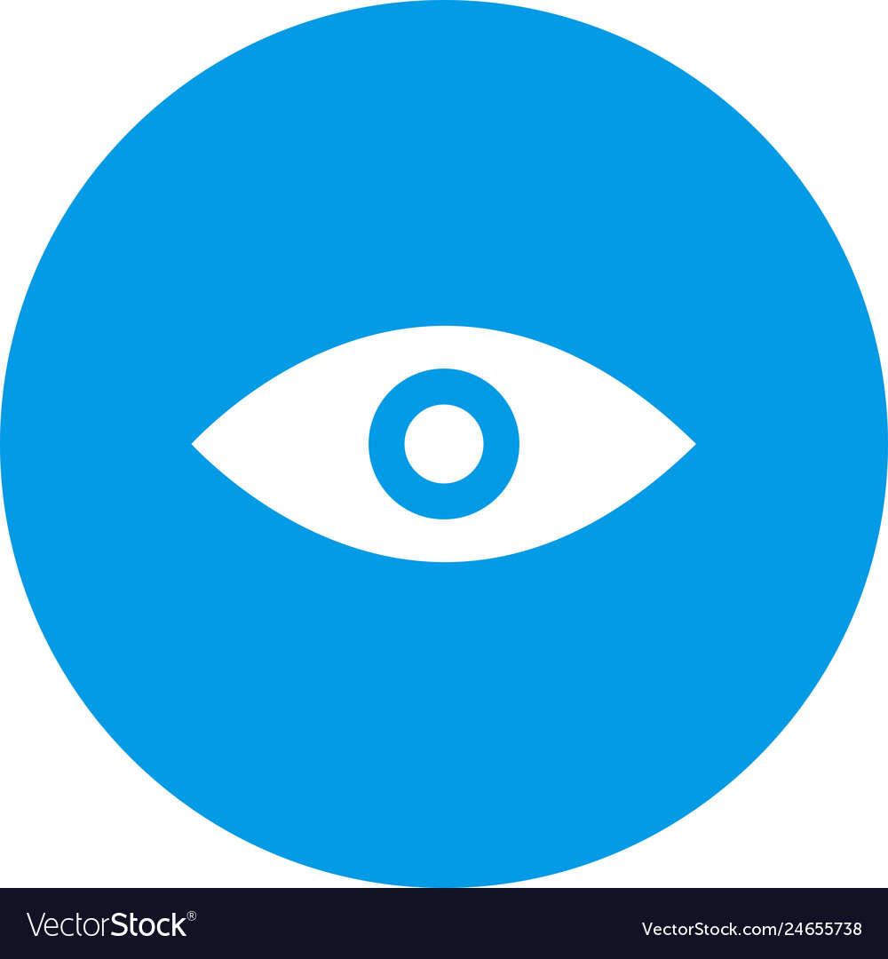 Eye icon Royalty Free Vector Image - VectorStock