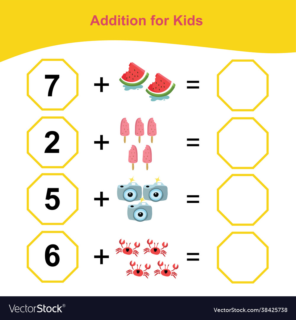 Preschool Counting Addition Game